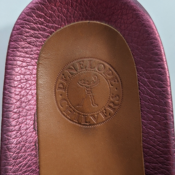 Penelope Chilvers pink/gold slides - Picture 5 of 5